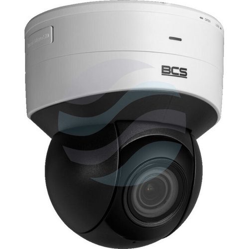 BCS POINT BCS-P-SIP155SR3-Ai2 Kamera IP 5Mpix PTZ obrotowa 2.7-13.5mm, zoom x5, IR 30m, WDR 120dB, mSD do 256GB, głośnik, mikrofon, biała 2