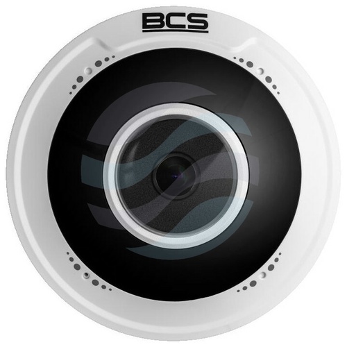 BCS POINT BCS-P-FIP512FR1-Ai2 Kamera IP 12Mpix panoramiczna 360° fisheye 1.8mm, IR 15m, mSD do 256GB, IK10, DWDR, mikrofon, głośnik, biała 2