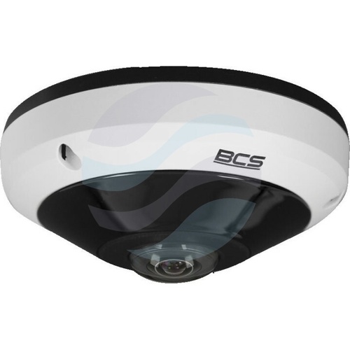 BCS ULTRA BCS-U-FIP55FWR2 Kamera IP 5Mpix panoramiczna 360° fisheye 1.5mm, SkyLight, IR 20m, mSD do 512GB, IK10, WDR 120dB, mikrofon, NDAA, biała 2