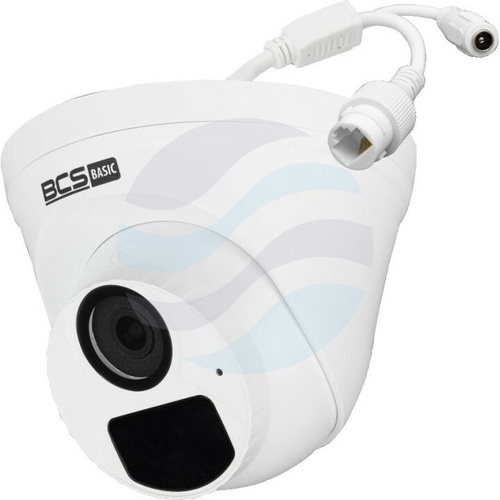 BCS BASIC BCS-B-EIP12FR3(2.0) Kamera IP 2Mpix kopułowa 2.8mm, IR 30m, DWDR, mikrofon, biała 2