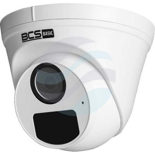BCS BASIC BCS-B-EIP15FR3(2.0) Kamera IP 5Mpix kopułowa 2.8mm, IR 30m, DWDR, mikrofon, biała 2