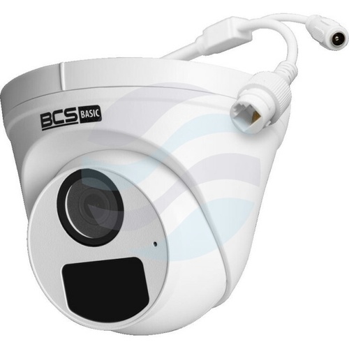 BCS BASIC BCS-B-EIP15FR3(2.0) Kamera IP 5Mpix kopułowa 2.8mm, IR 30m, DWDR, mikrofon, biała 3