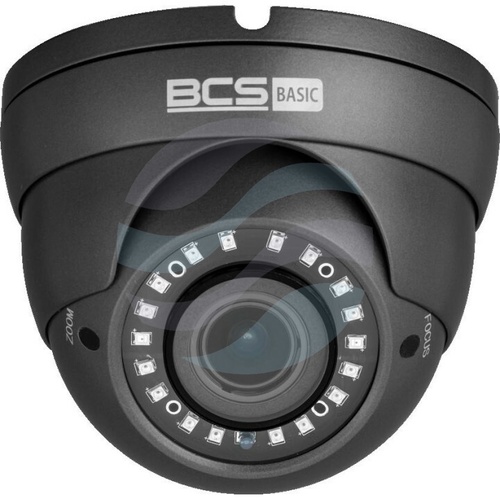 BCS BASIC BCS-B-DK82812-G Kamera IP 8Mpix kopułowa, 2.8-12mm, zoom 4x, IR 40m, DWDR, czarna 3