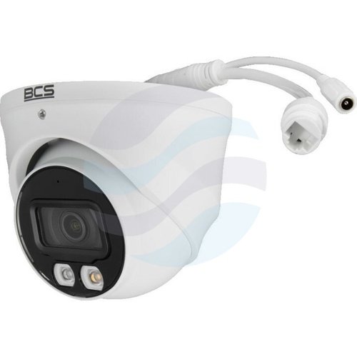 BCS LINE BCS-L-EIP14FSR3L3 Kamera IP 4Mpix kopułowa 2.8mm, IR+LED 30m, WDR 120dB, mikrofon, biała 2