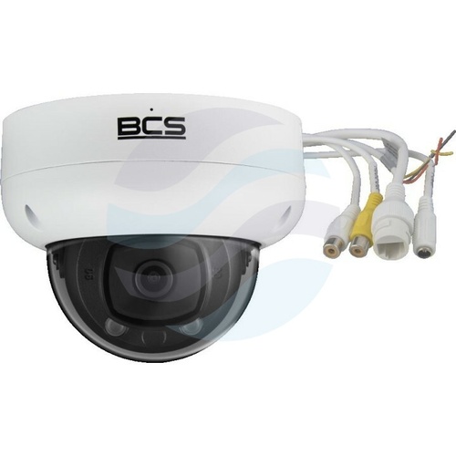 BCS LINE BCS-L-DIP25FSR4-Ai2 Kamera IP 5Mpix kopułowa 2.8mm, IR 50m, WDR 120dB, mSD do 512GB, IK10, mikrofon, biała 5