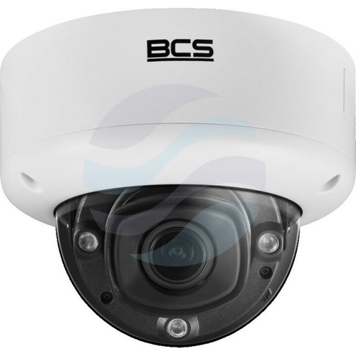 BCS LINE BCS-L-DIP98VSR4-Ai3 Kamera IP 8Mpix kopułowa 2.7-12mm, zoom x4, IR 40m, WDR 120dB, mSD do 512GB, IK10, głośnik, mikrofon, biała 5