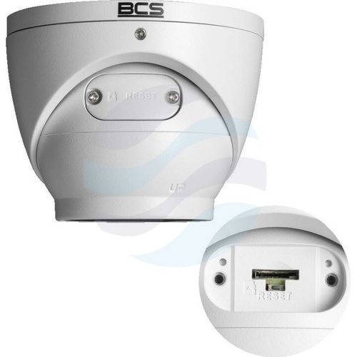BCS LINE BCS-L-EIP18FCR3L3-AI1 Kamera IP 8Mpix kopułowa 2.8mm, światło hybrydowe (IR + LED) 30m, WDR 120dB, mSD do 256GB, mikrofon, biała 4