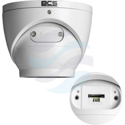 BCS LINE BCS-L-EIP18FSR3-Ai1 Kamera IP 8Mpix kopułowa 2.8mm, IR 30m, WDR 120dB, mSD do 256GB, mikrofon, biała 3
