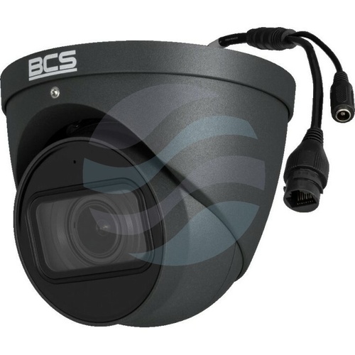 BCS LINE BCS-L-EIP45VSR4-Ai1-G(2) Kamera IP 5Mpix kopułowa 2.7-13.5mm, IR 40m, zoom x5, WDR 120dB, mSD do 256GB, mikrofon, czarna 4
