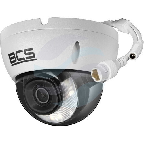 BCS LINE BCS-L-DIP16FCR3L3-Ai1 Kamera IP 6Mpix kopułowa, 2.8mm, IR+LED 30m, WDR 120dB, mSD do 256GB, IK10, mikrofon, biała 2