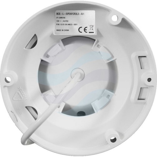 BCS LINE BCS-L-EIP26FCR3L3-Ai1 Kamera IP 6Mpix kopułowa, 2.8mm, IR+LED 30m, WDR 120dB, mSD do 512GB, mikrofon, biała 4