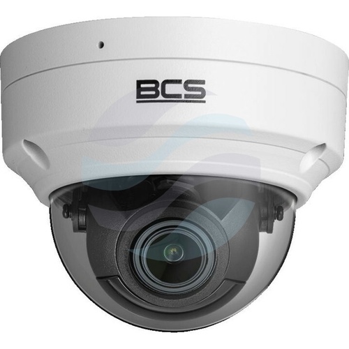 BCS POINT BCS-P-DIP42VSR4(2) Kamera IP 2Mpix kopułowa 2.8-12mm, IR 40m, zoom x4, WDR 120dB, mSD do 256GB, IK10, mikrofon, biała 2