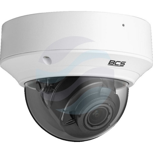 BCS POINT BCS-P-DIP58VSR4-Ai2 Kamera IP 8Mpix kopułowa 2.8-12mm, IR 40m, zoom x4, WDR 120dB, mSD do 256GB, IK10, mikrofon, biała 2
