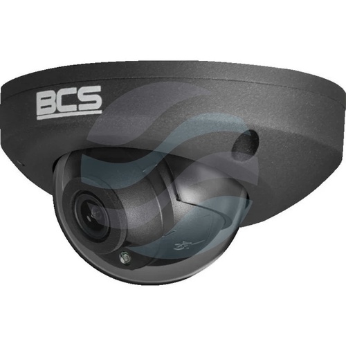 BCS POINT BCS-P-DMIP22FSR3-Ai2-G Kamera IP 2Mpix kopułowa 2.8mm, IR 30m, WDR 120dB, mSD do 256GB, IK10, mikrofon, czarna 2