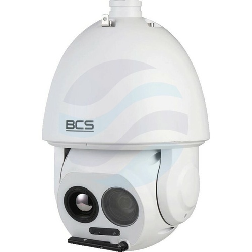 BCS LINE BCS-L-SIP54445WR10-TH-Ai1(25) Kamera IP 4Mpix termowizyjna motozoom 3.95-177.75mm, zoom x45, IR 100m, WDR 120dB, mSD do 512GB, biała 2