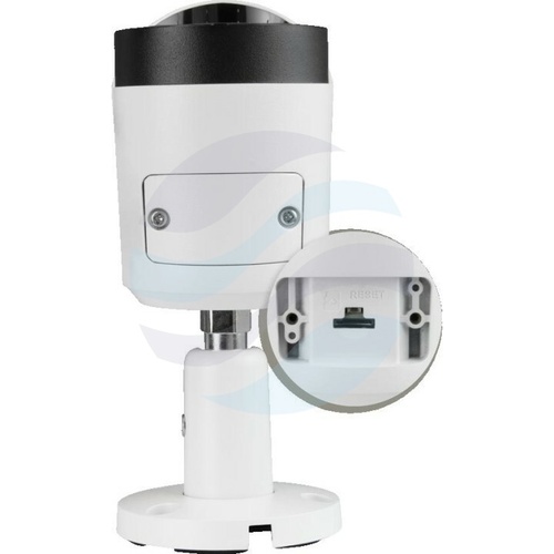 BCS LINE BCS-L-TIP14FCR3L3-Ai1 Kamera IP 4Mpx bullet 2.8mm, IR+LED 30m, WDR 120dB, mSD do 256GB, mikrofon, AI, biała 2