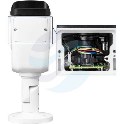 BCS LINE BCS-L-TIP48VSR6-Ai1 Kamera IP 8Mpx bullet 2.7-13.5mm, zoom 4x, IR 60m, WDR 120dB, mSD do 256GB, mikrofon, AI, biała 5