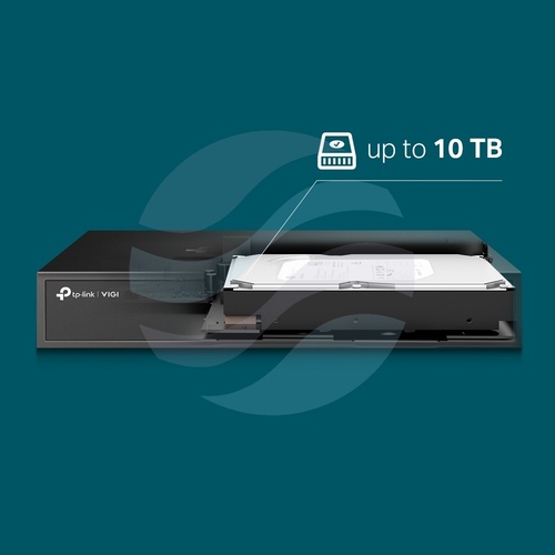 TP-Link VIGI NVR1008 Rejestrator 8-kanałowy IP max. 5Mpx, 80/60 Mb/s, 1x SATA max. 10TB, H.265+ 5