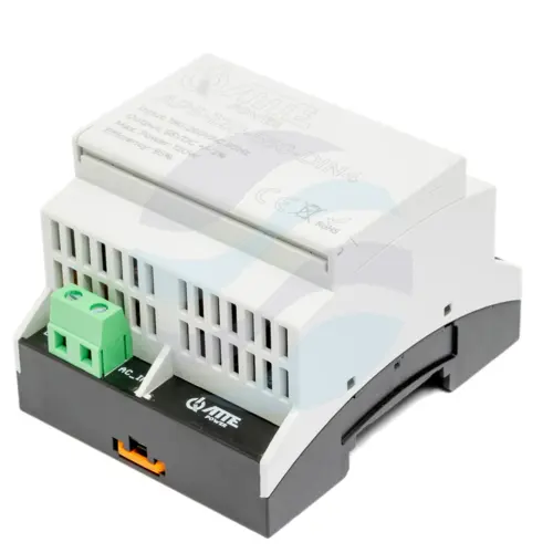 ATTE APS-120-550-DIN4 Zasilacz impulsowy Vin 230VAC - Vout 55VDC, moc 120W, wskaźnik obciążenia, obudowa DIN4 (montaż na szynę TH35) 2