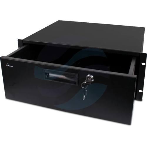 GETFORT GF-4U-drawer Szuflada zamykana 19" 4U bez szyn, czarna 2