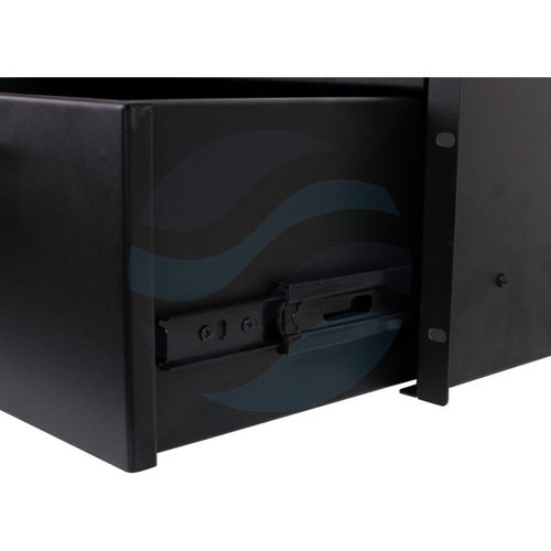 GETFORT GF-4U-drawer Szuflada zamykana 19" 4U bez szyn, czarna 3