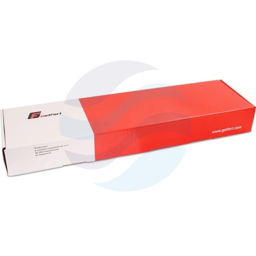 GETFORT Panel pusty 19" 1U, 24x keystone z podporą, czarny 3