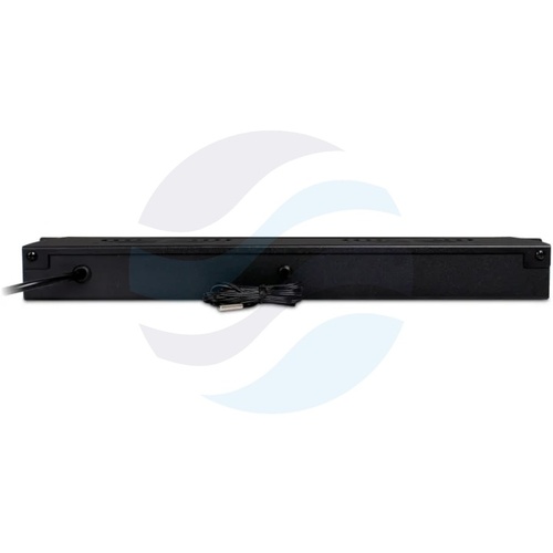 GETFORT Panel wentylacyjny 19" 1U LCD 2x WEN 230V z termostatem, czarny 3