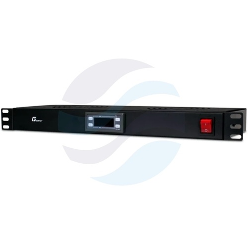 GETFORT Panel wentylacyjny 19" 1U LCD 2x WEN 230V z termostatem, czarny 4