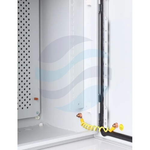 GETFORT Szafa hermetyczna 10" 6U 330x230, słupowa / ścienna zewnętrzna, szara 3
