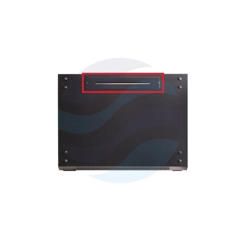 GETFORT Szafa wisząca 19" 6U 600x450mm czarna, drzwi szklane 6
