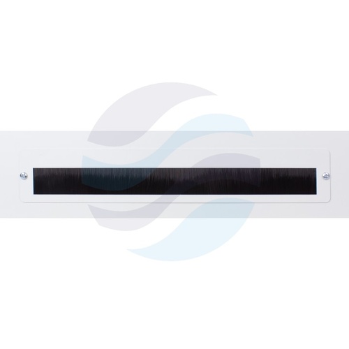 GETFORT Szafka CCTV multimedialna 19" 3U, wisząca pionowa, metalowa 540x350x180, drzwi otwierane, przepust kablowy i szczotkowy, szara 2