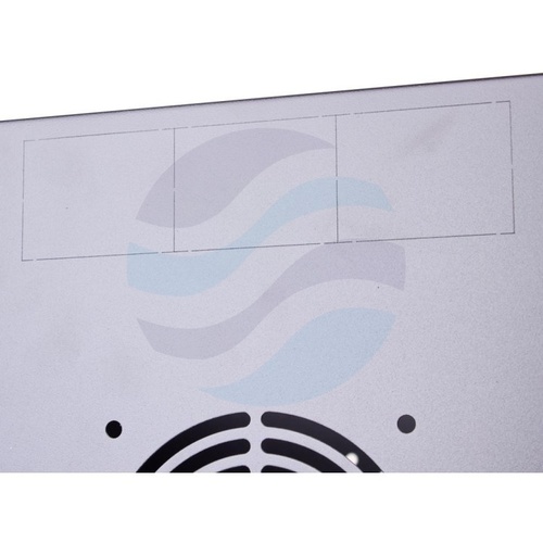 GETFORT Szafa wisząca 19" 12U ECO v3 520x450mm, czarna, drzwi szklane, otwarty tył 3