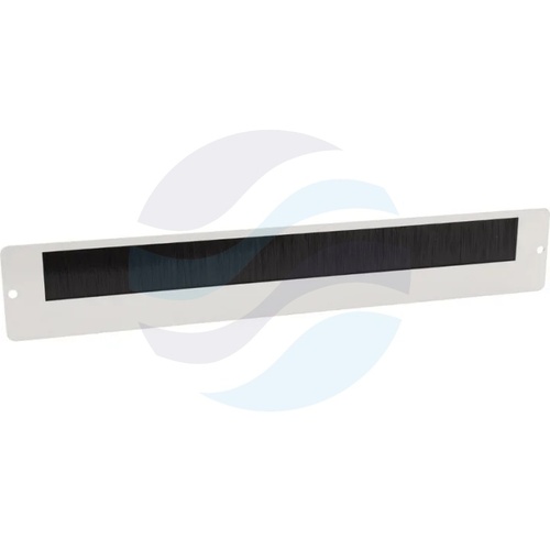 GETFORT Szafka CCTV multimedialna 19" 2U, wisząca pionowa, metalowa 580x500x130, drzwi opuszczane, przepust kablowy i szczotkowy, pasy, szara 8