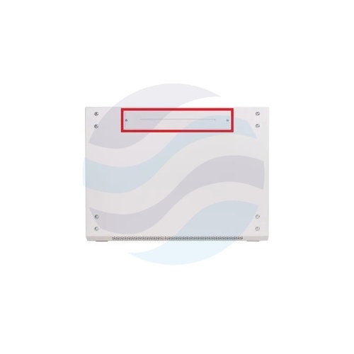GETFORT Szafa wisząca 19" 4U 600x450mm szara, drzwi szklane 6