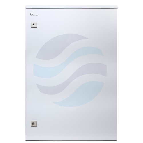 GETFORT Szafa hermetyczna 19" 12U 550x410, słupowa / ścienna zewnętrzna, szara 5
