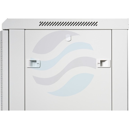 GETFORT Szafa wisząca 19" 18U 600X600mm, szara, drzwi szklane 5