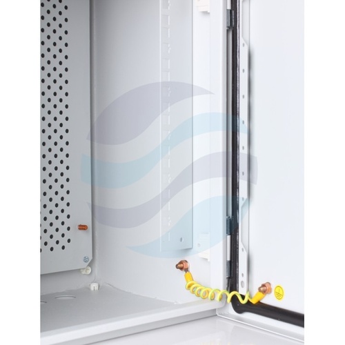 GETFORT Szafa hermetyczna 10" 9U 330x230, słupowa / ścienna zewnętrzna, szara 3