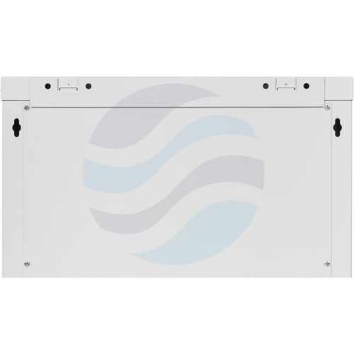 GETFORT Szafa wisząca 19" 18U 600x450mm szara, drzwi szklane 6