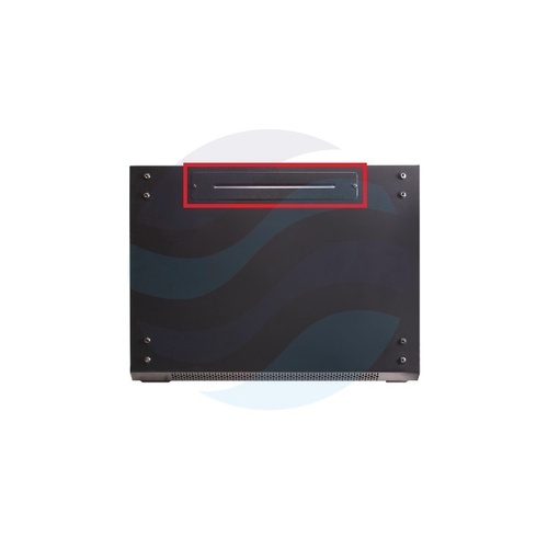 GETFORT Szafa wisząca 19" 4U 600X550mm, czarna, drzwi szklane, dwusekcyjna 7