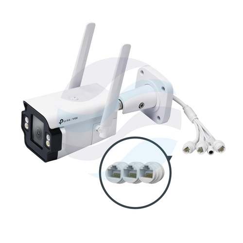TP-Link InSight S345-4G (4mm) Kamera IP 4Mpx, bullet 4mm, 12V DC, IR LED 50m, WDR 120dB, mikrofon, głośnik, mSD 512GB, IP66, metalowa 3