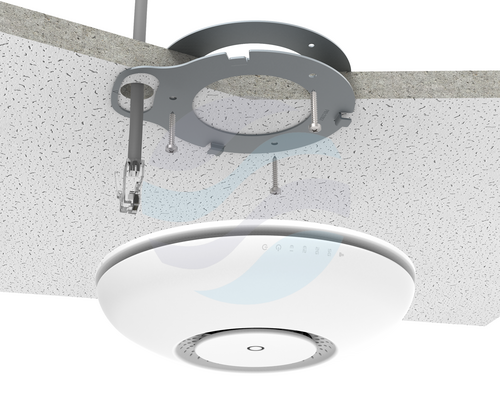 Mikrotik RbcAPGi-5acD2nD cAP Access Point / Router sufitowy AP AC1200, 2x Gbit, 4x 716MHz, 128MB, PoE, WiFi 2.4/5GHz, L4, biały 3
