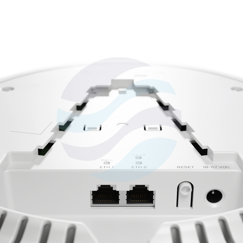 Mikrotik cAPGi-5HaxD2HaxD cAP AX Access Point / Router sufitowy AP AX1800, 2x Gbit, 4x 1.8GHz, 1GB RAM, PoE In 802.3af/at, PoE Out passive, WiFi 2.4/5GHz, L4 3