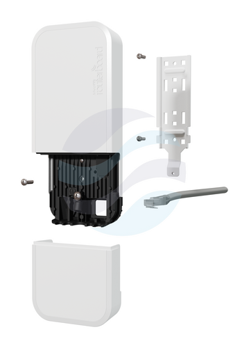 Mikrotik wAPG-5HaxD2HaxD wAP AX, Router zewnętrzny 2xGbit, 2,4/5GHz WiFi 6 AX3000, PoE 12/18-57V / 802.3af/at , IP54 4