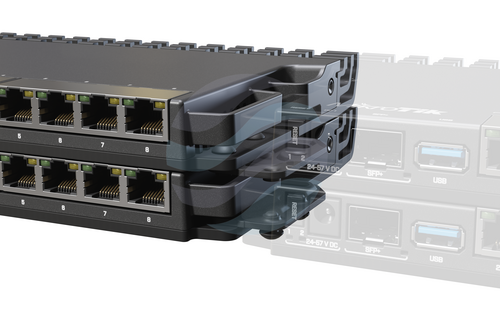 Mikrotik RB5009 Rackmount kit K-79 Uchwyt montażowy do Routerbordów RB5009 i L009, Rack 19" 1U 3