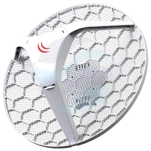 Mikrotik RBLHG-5nD Punkt dostępowy / Router zewnętrzny LHG 5, Wi-Fi 5GHz 802.11a/n, 1x 10/100Mb/s, 24.5dBi antena, L3 5