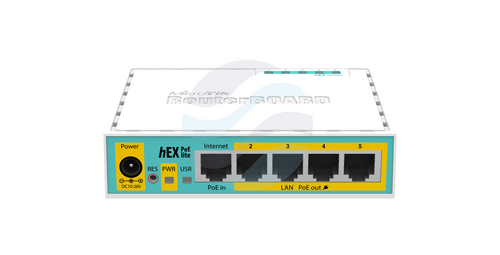 Mikrotik RouterBoard RB750UPr2 hEX POE LITE 5x LAN, 650MHz, 64MB, 1x USB, L4 2