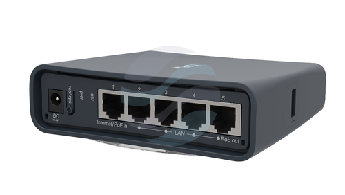 Mikrotik RB952Ui-5ac2nD-TC hAP ac lite Router wewnętrzny 5x 10/100Mb/s, 650MHz, 64MB, USB, AC 2.4/5GHz, L4 5