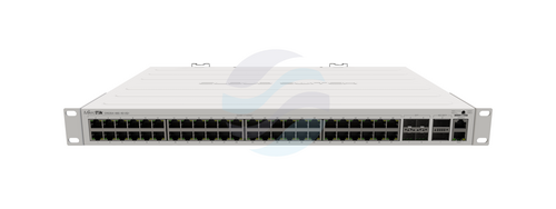 Mikrotik CRS354-48G-4S+2Q+RM, Router / Switch gigabitowy zarządzalny 48x 10/100/1000Mb/s, 4x10Gb/s SFP+, 2x40Gb/s QSFP+, 650MHz, 64MB, RACK, L5 3