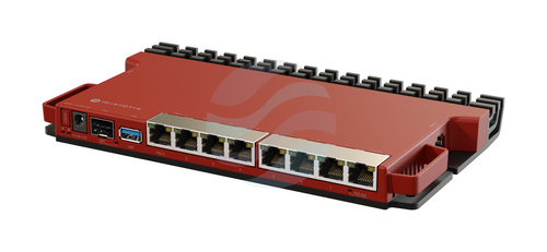 Mikrotik L009UiGS-RM Router / Switch gigabitowy 8x 10/100/1000Mbps, 1xSFP, 2x 800MHz ARM, 128MB, 1x USB 3.0, L5 3