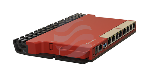 Mikrotik L009UiGS-RM Router / Switch gigabitowy 8x 10/100/1000Mbps, 1xSFP, 2x 800MHz ARM, 128MB, 1x USB 3.0, L5 4